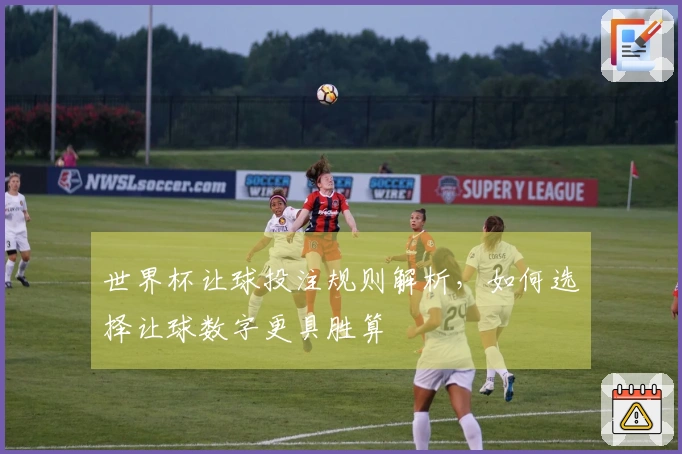 世界杯让球投注规则解析，如何选择让球数字更具胜算
